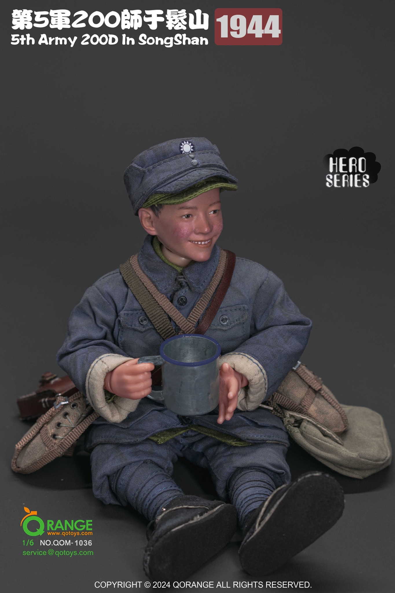 [สั่งจอง] ORANGE QOTOYS QOM-1036 1/6 : 5th Army 200D In SongShan 1944