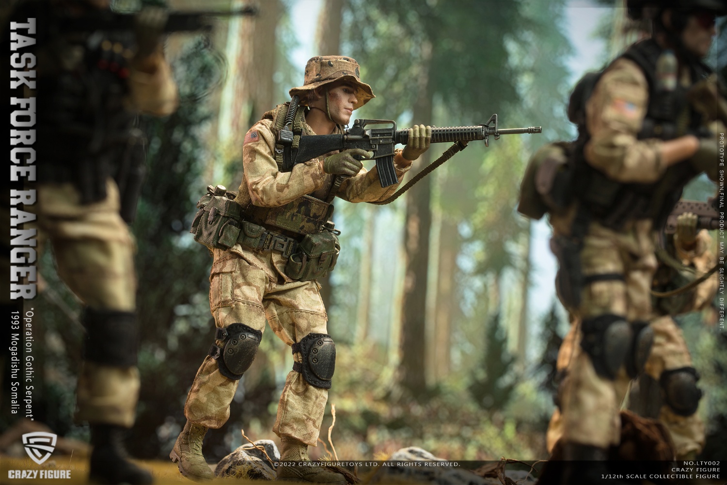 [สั่งจอง] Crazy Figure LTY002 CFTOYS 1/12 Task Force Ranger