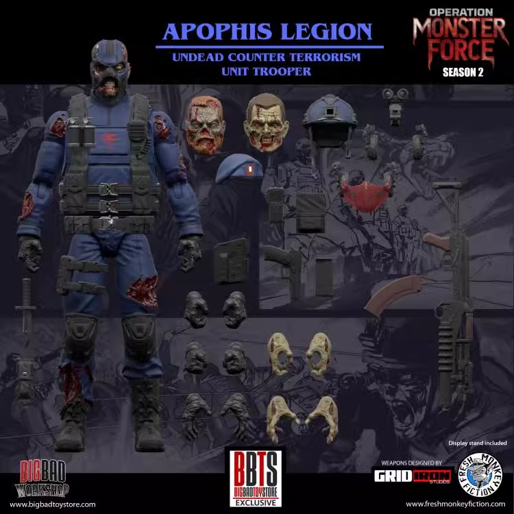 [สั่งจอง]FRESH MONKEY FICTION : OPERATION MONSTER FORCE 1/12