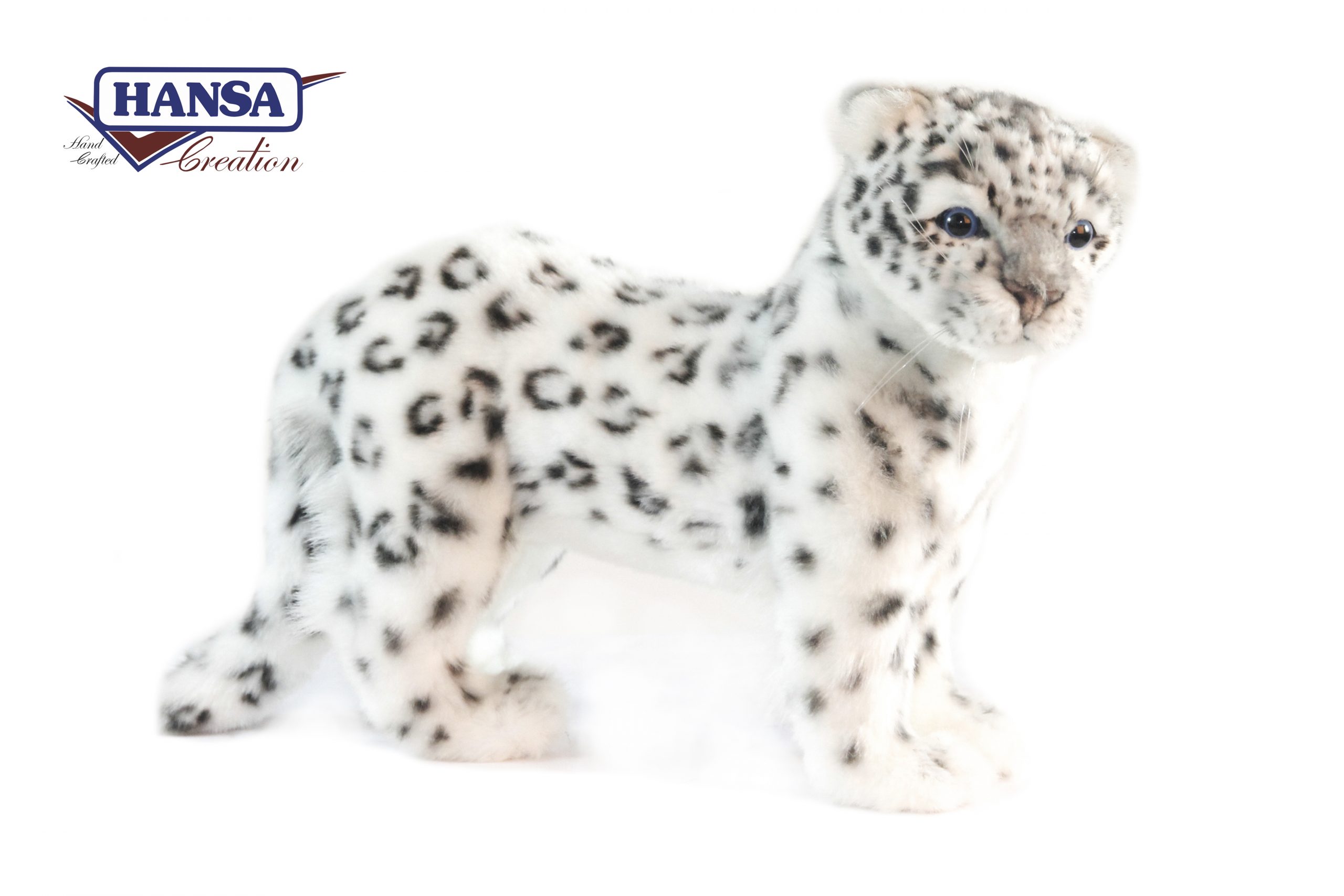 6781 Snow Leopard Standing 40 cm.L