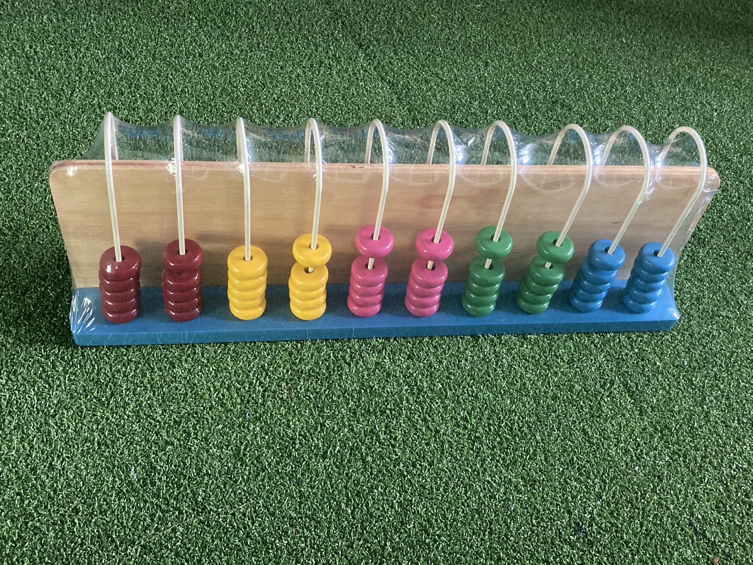 ลูกคิดข้ามรั้ว 10 หลัก ,ลูกคิดโค้ง10หลัก ของเล่นไม้, ของเล่นเสริมพัฒนาการ, ของเล่นเด็กอนุบาล, สื่อการสอนเด็กอนุบาล