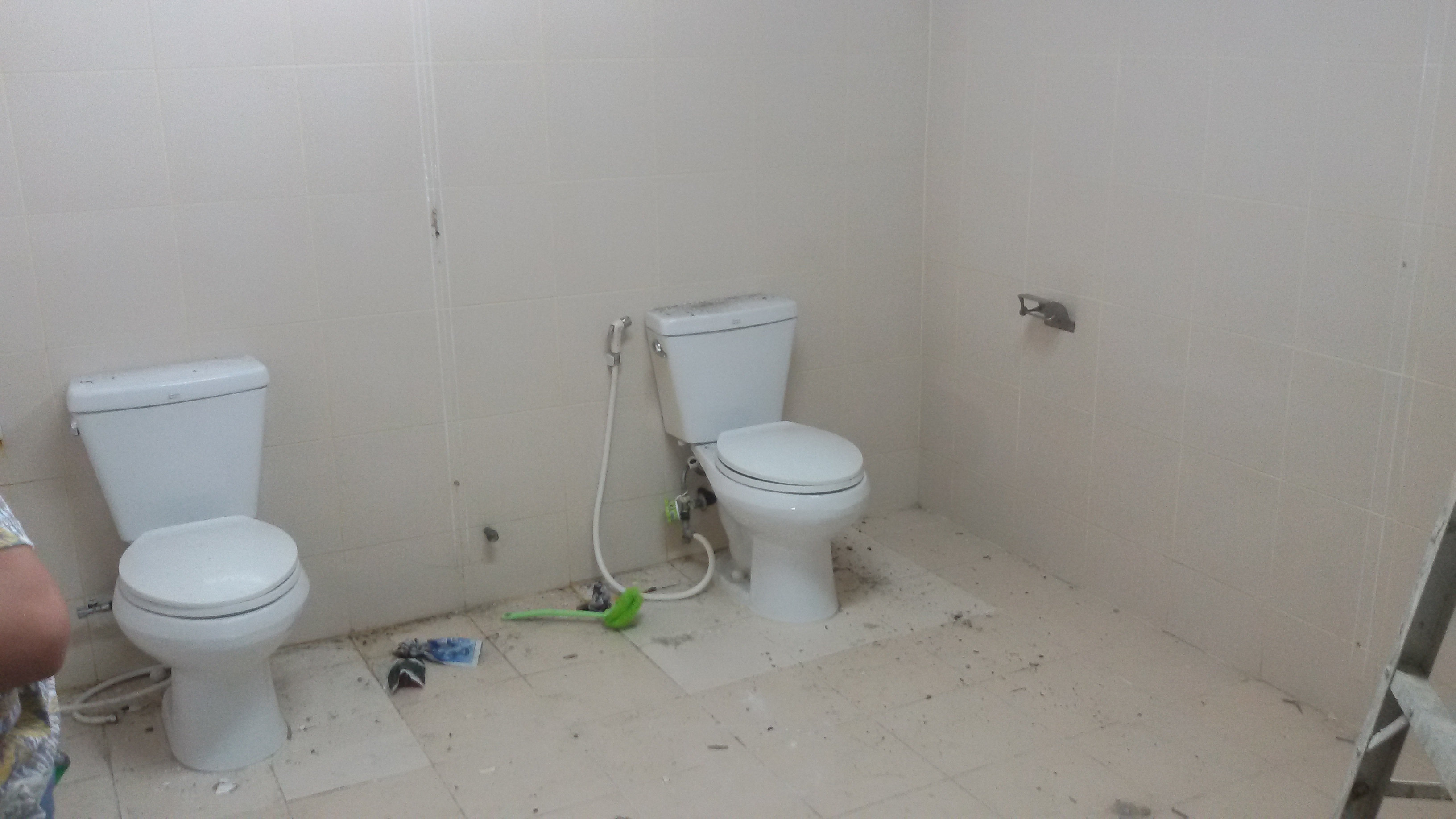 งานปรับปรุง ห้องน้ำ สุขภัณฑ์ใหม่ กรมการอุตสาหกรรมทหาร