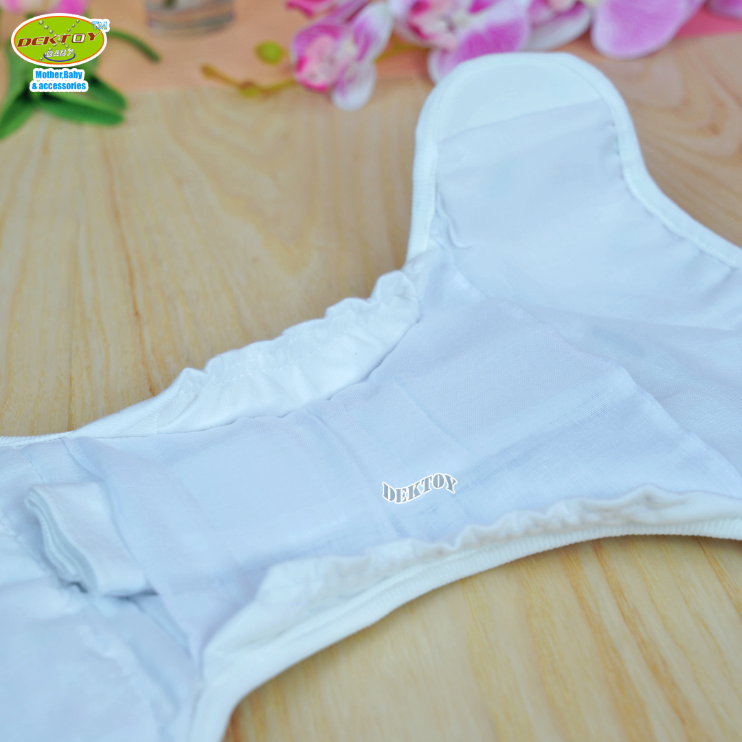 กางเกงผ้าอ้อมซักได้ พร้อมแผ่นรองซับ สำหรับเด็กแรกเกิด