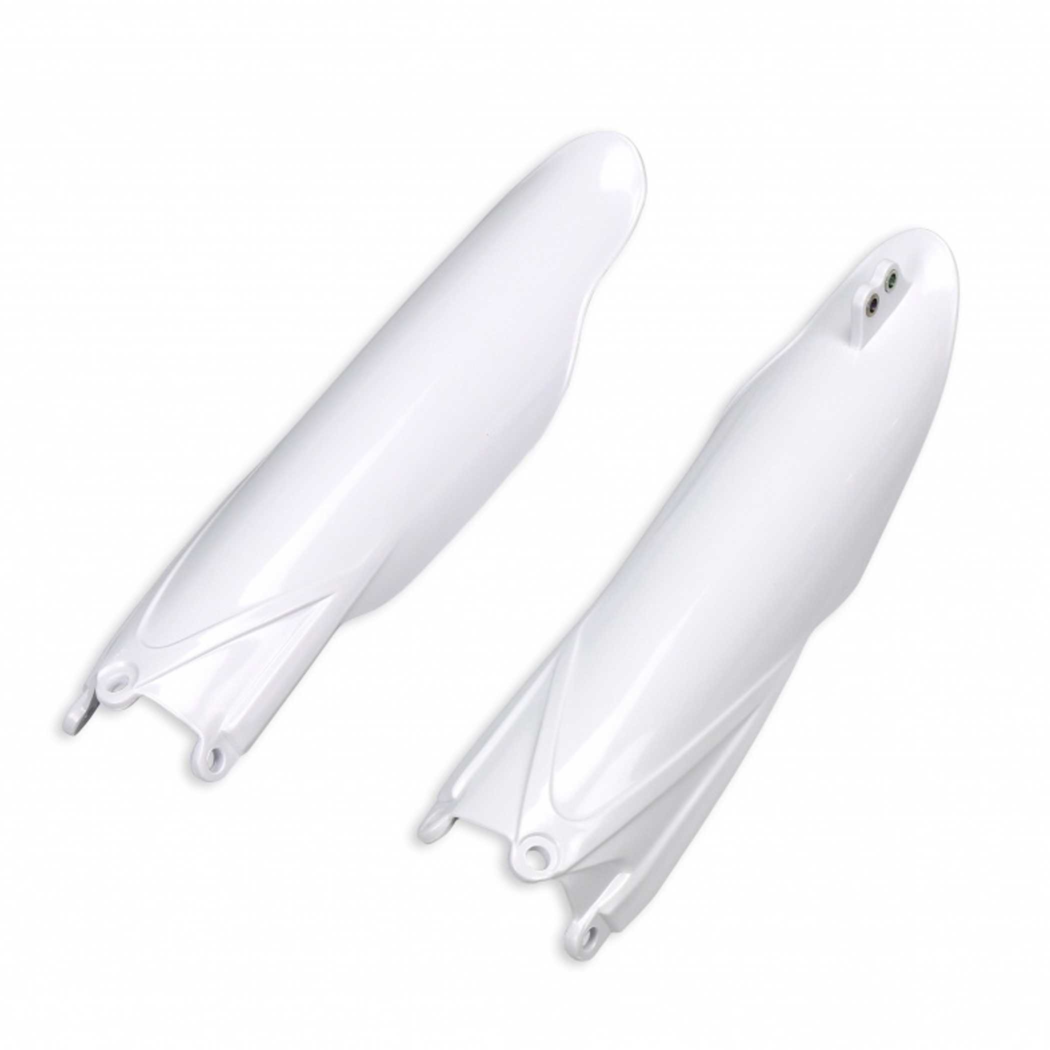 การ์ดโช้คหน้า UFO Plast Fork slider protectors YZ250/450F/FX 10-22, YZ125/250 22 - White