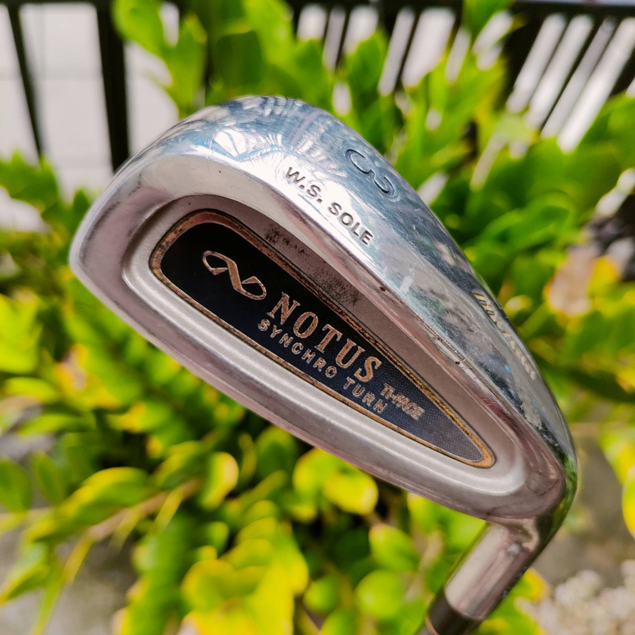 เหล็ก 3 MIZUNO NOTUS SYNCHRO TURN หน้าเด้ง TITANIUM FACE ก้าน PURE SELECT FLEX R ไม้กอล์ฟพรีเมี่ยมมือสอง ของแท้ By NakaraLuxurious
