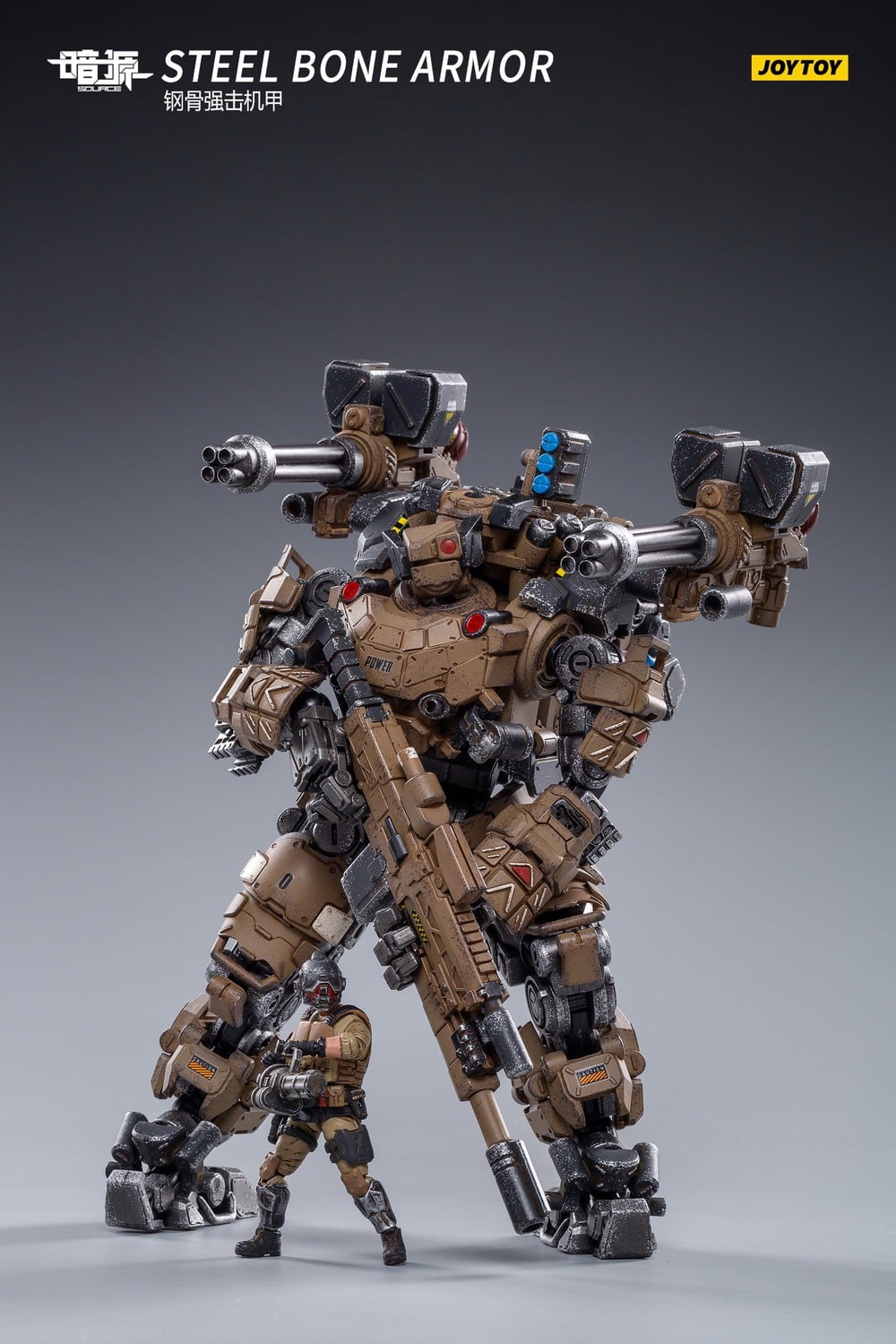 [สั่งจอง]JOYTOY JT0807 1/25 : Steel bone mecha (desert type)