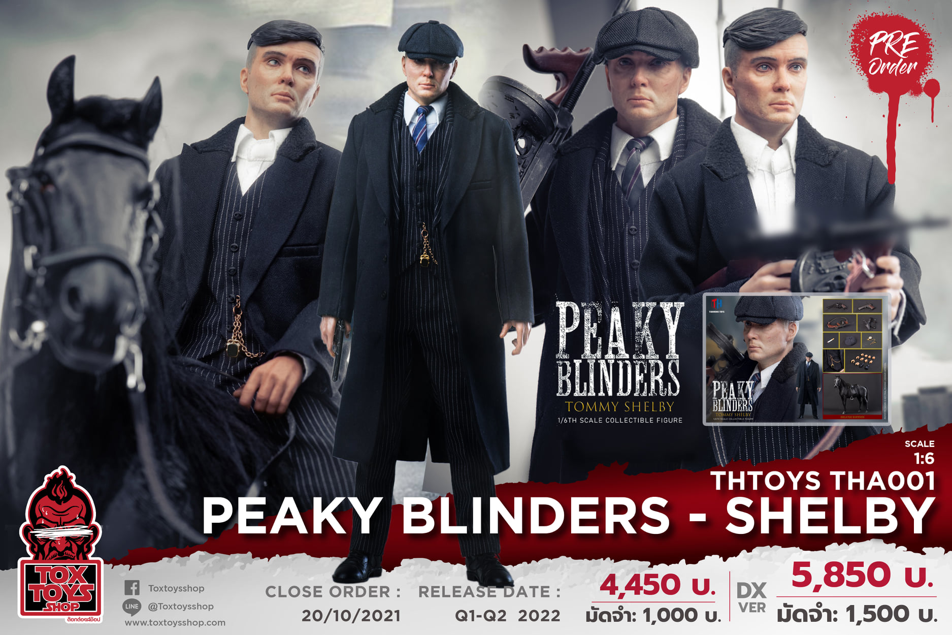 [สั่งจอง]THTOYS THA001 1/6 : PEAKY BLINDERS - TOMMY SHELBY