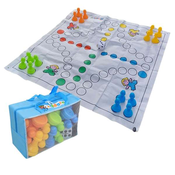 เกมลูโด ขนาด XXL, boardgame,เกมฝึกสมอง,เกมพัฒนาสมอง,ของเล่นเสริมทักษะ