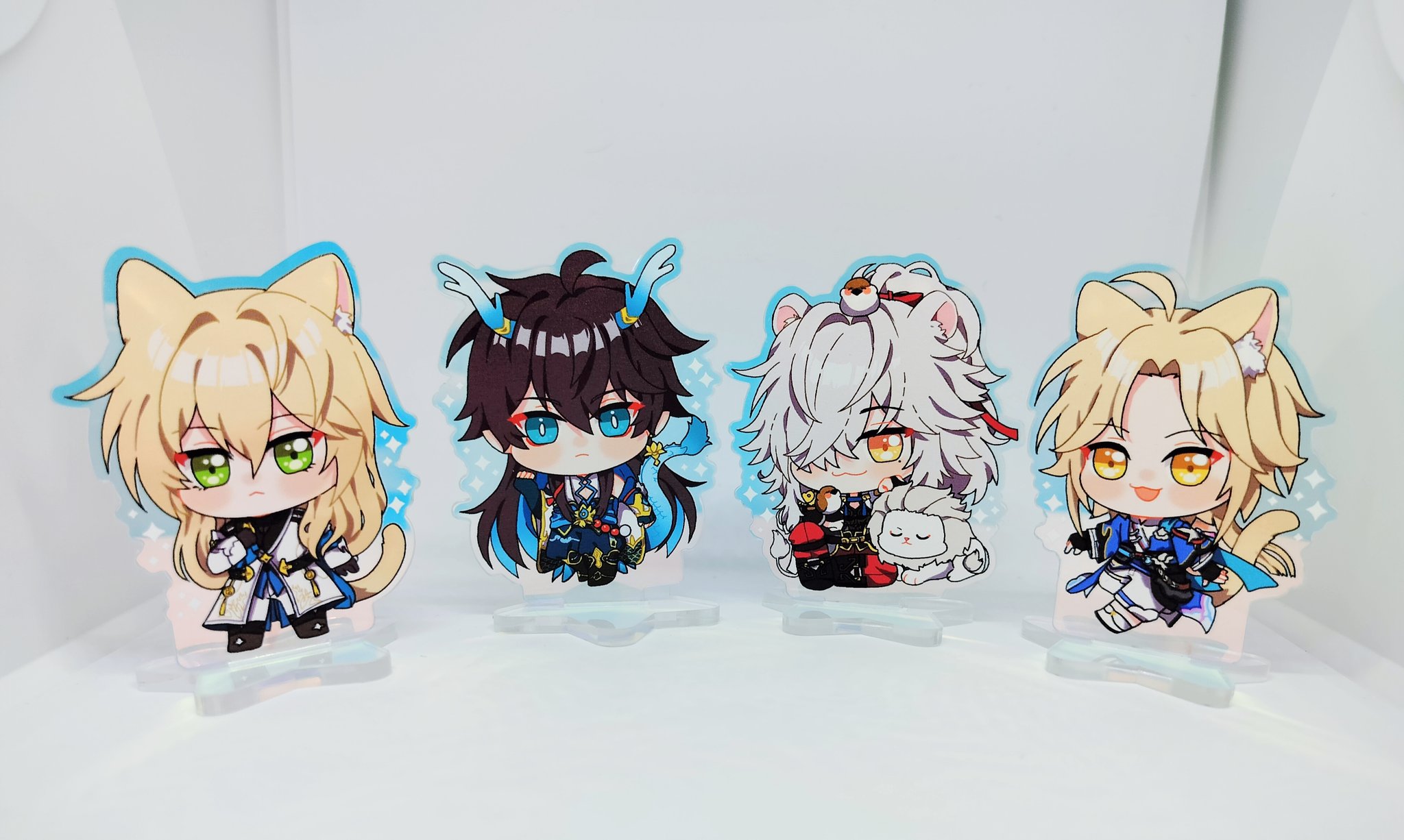 HSR Hologram Keychain & Standee & Glitter sticker