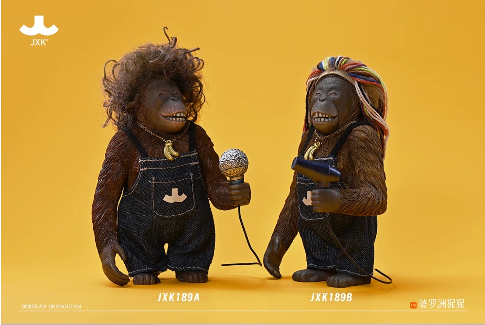 [สั่งจอง] JXK - Bornean orangutan 1/6 (ลิง สูงประมาณ 11.5 ซม.)