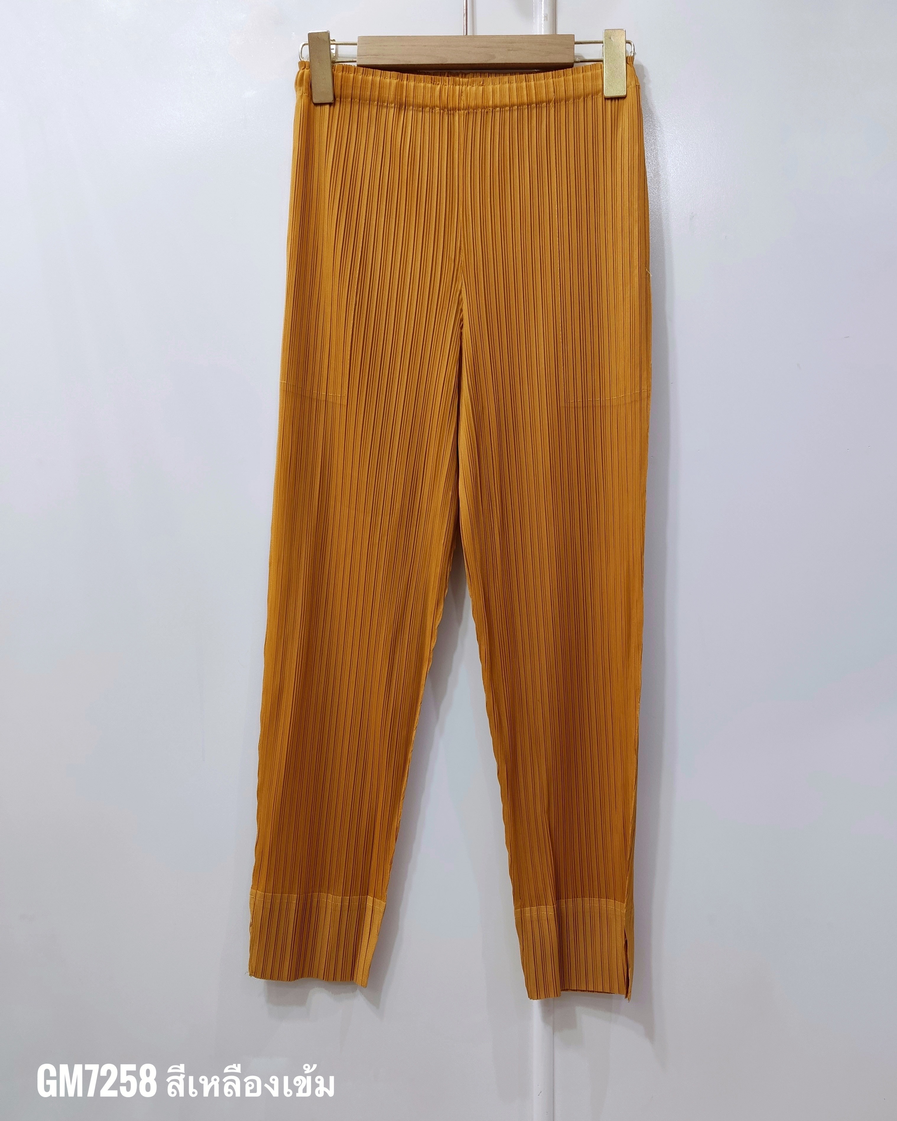 ยาว 34 นิ้ว 2MUAY รุ่น GM7258 กางเกงอัดพลีท SLIM FIT PLEATED PANTS 55 สี FREE SIZE