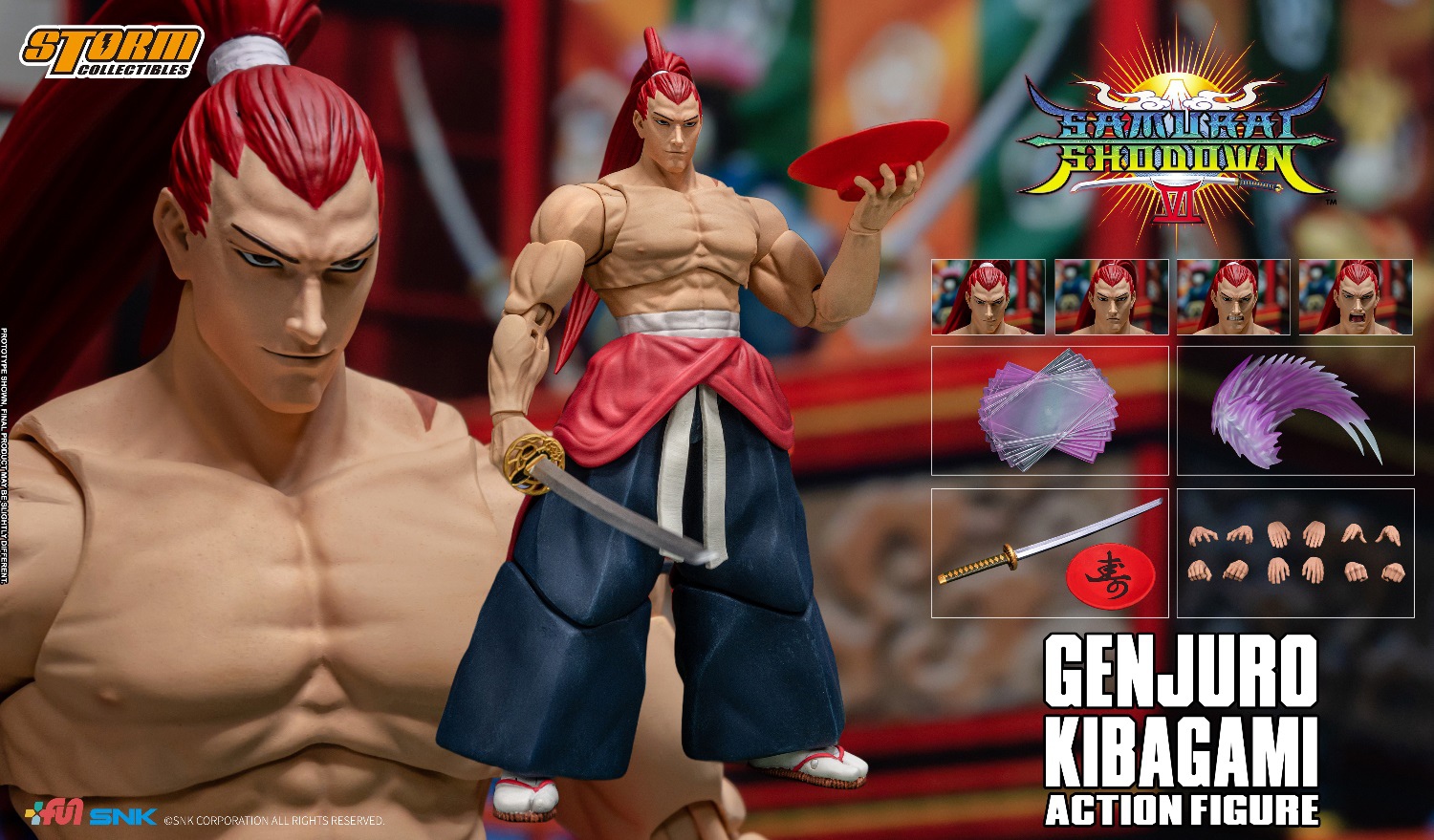 [พร้อมส่ง] Storm Toys SNSS04 1/12 : GENJURO KIBAGAMI