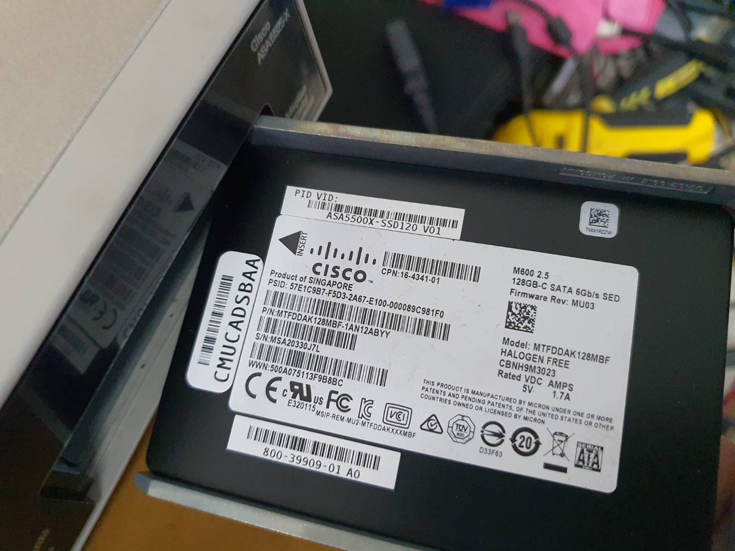 Cisco ASA 5525-X ASA5525 8-Port พร้อม ssd 128GB