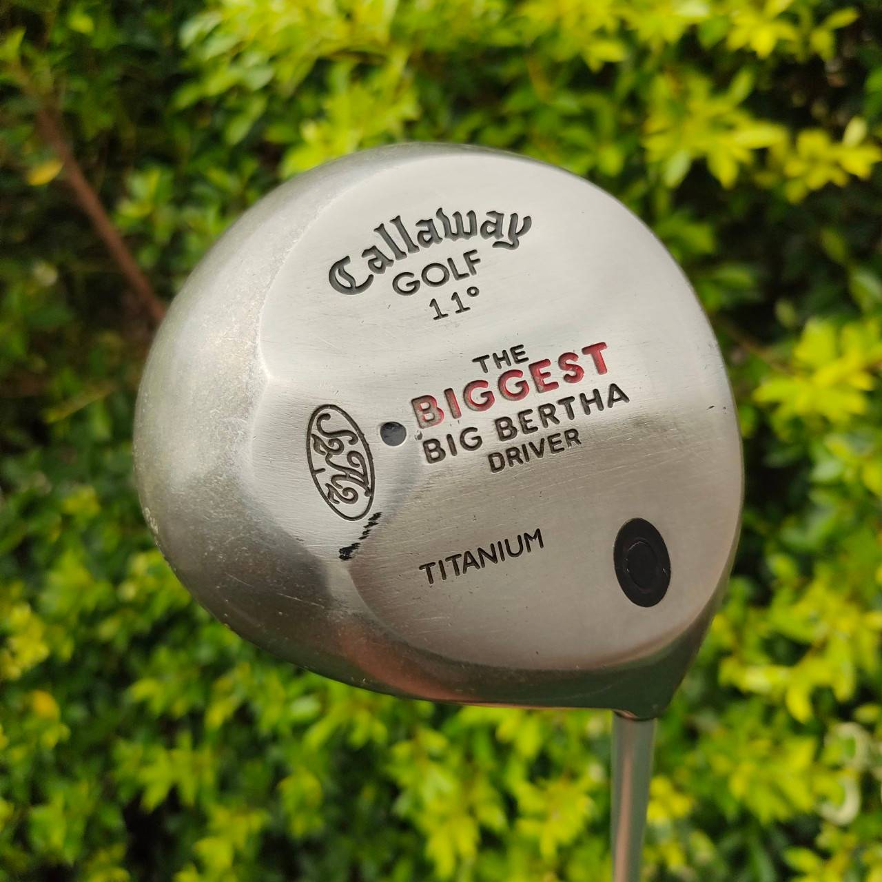 DRIVER CALLAWAY GOLF BIGGEST องศา11 ก้าน BIGGEST FLEX R เป็นตัวหัวใหญ่สุดในรุ่น หัว TITANIUM ตีไกลมาก ตีดีมากๆ คลาสสิค