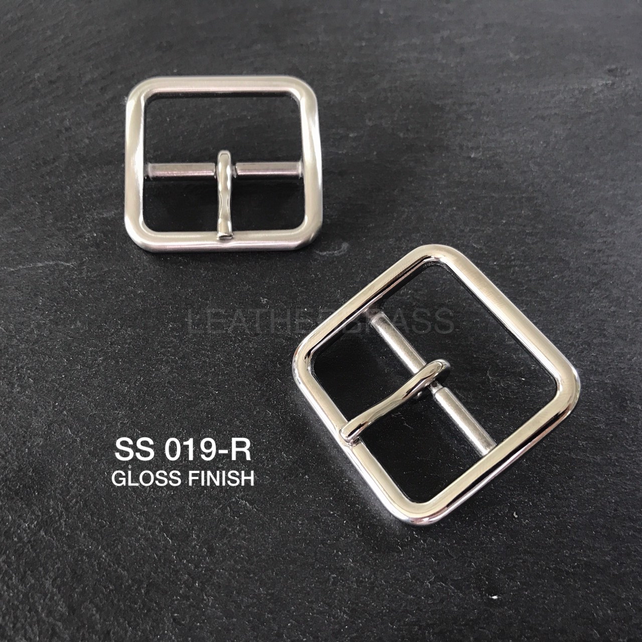 SS019-R หัวเข็มขัดสเตนเลสแท้ ขนาด 38 มิล ชนิดลวด อะไหล่สเตนเลส leatherbrass**ราคาต่อชิ้น**