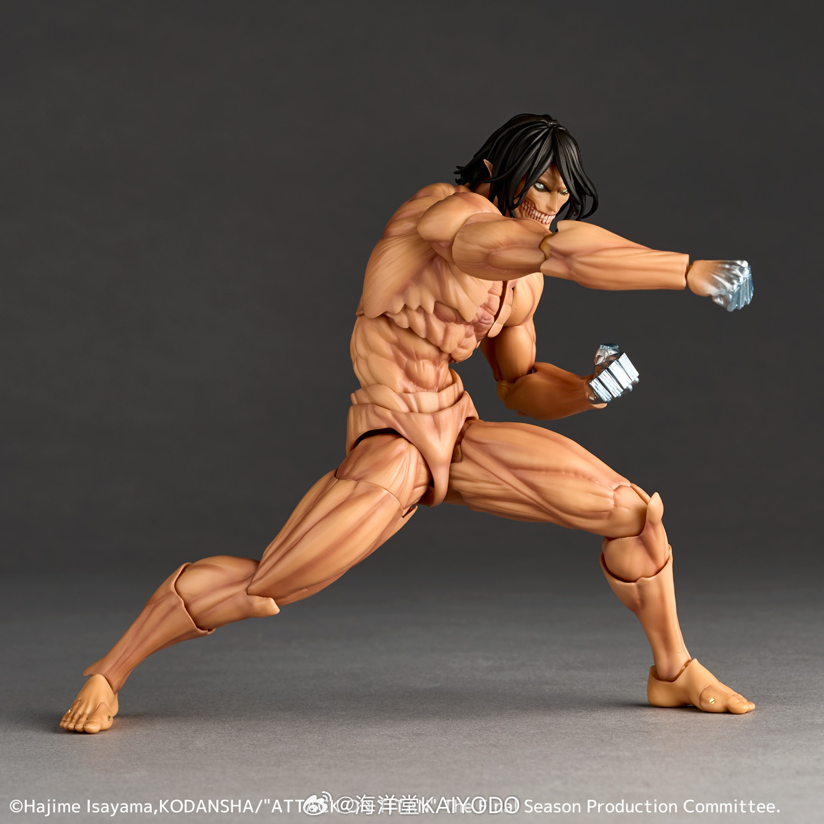 [พร้อมส่ง]Kaiyodo : Revoltech Amazing Yamaguchi - Attack on Titan Eren Yeager (อัพเกรด Bonus Ver. แถมหน้าโบนัส)