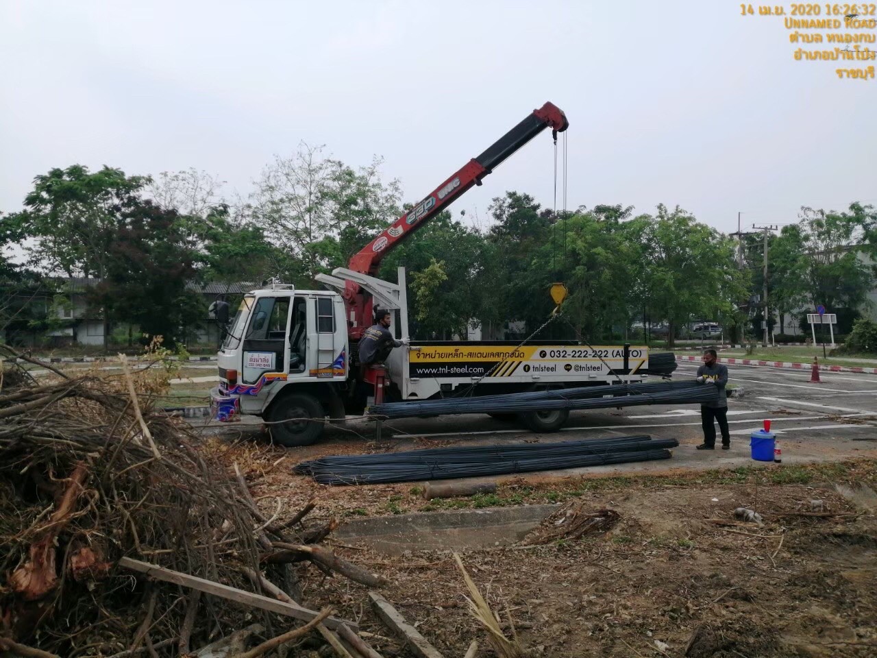 ขนส่ง(บ้านโป่ง) ก่อสร้างรั้วรอบขนส่ง