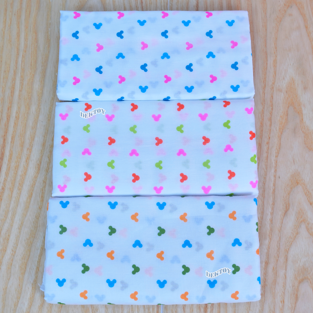 Gold Baby ผ้าอ้อมสาลู 2 ชั้นเกรดA ลายหัวการ์ตูน 12 ผืน