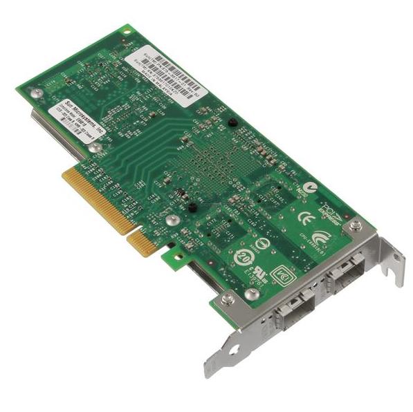 Sun 375-3617 X1109A-Z Oracle Dual Port 10GB PCI-E Ethernet Adapter with 2 x SFP ขาสั้น