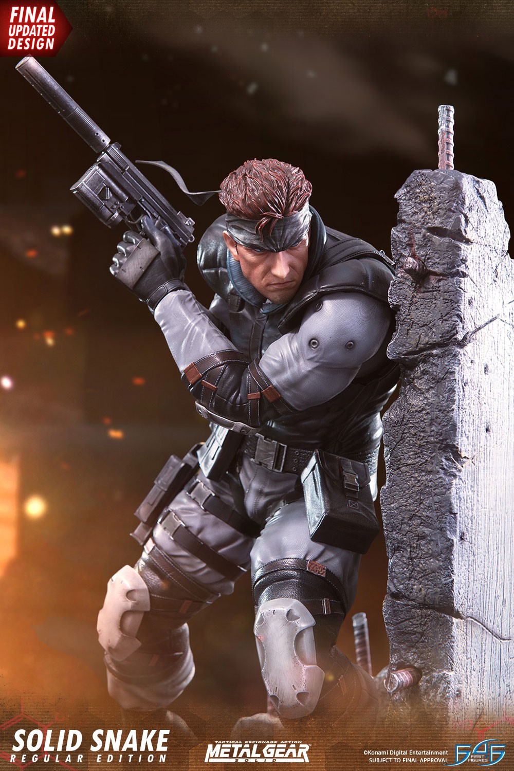 [สั่งจอง] First 4 Figures MGSSREG 17.5" : SOLID SNAKE (Regular Ver.)