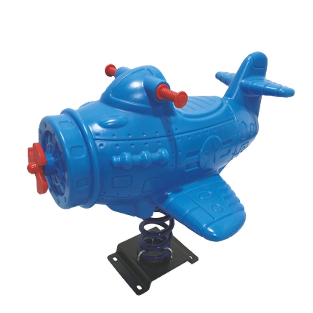 โยกเยกสปริง, เครื่องบิน ,สปริงโยกเยกสปริง เครื่องเล่นสนามกลางแจ้ง สินค้าพร้อมส่ง สำเนา สำเนา