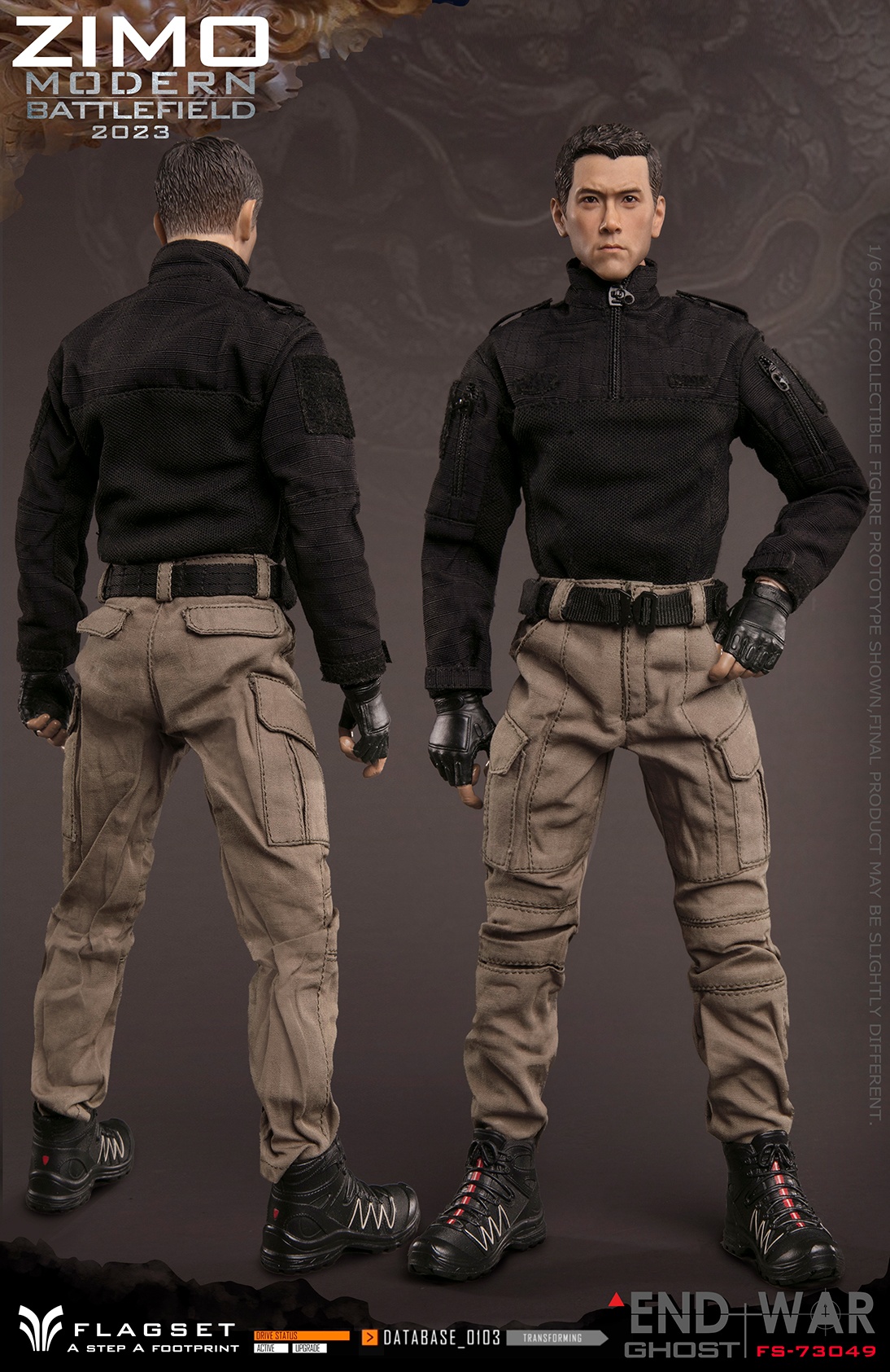 สั่งจอง]FLAGSET FS-73049 1/6 : END WAR GHOST ZIMO - Toxtoysshop