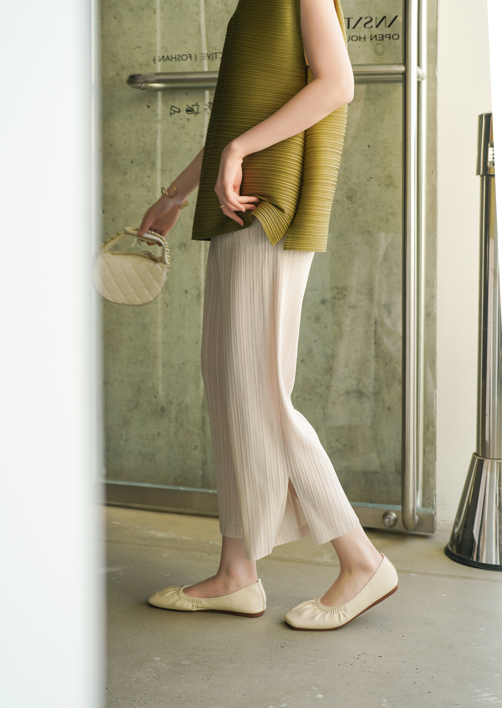 ยาว 35นิ้ว!! 2MUAY BASIC รุ่น GJO7171 กางผู้หญิง กางเกงพลีทคุณภาพ STRAIGHT PLEATED PANTS 16สี FREE SIZE