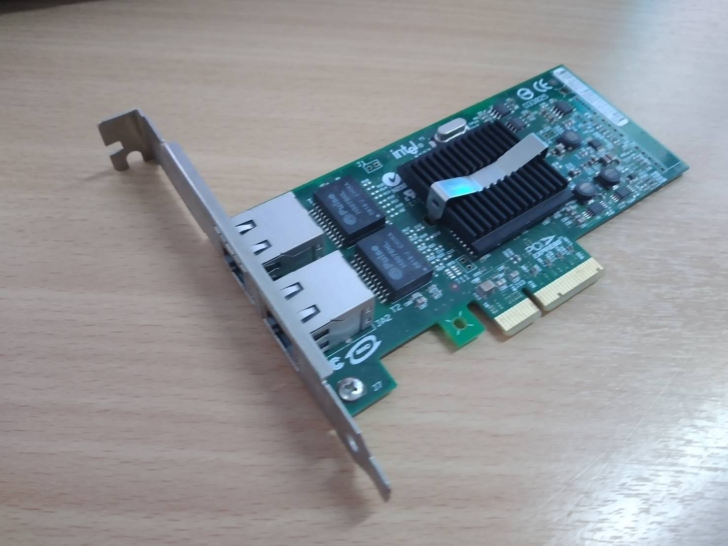 Dell 0X3959 Dual-Port Pci-Express Gigabit Ethernet Rete Scheda Adattatore D33682