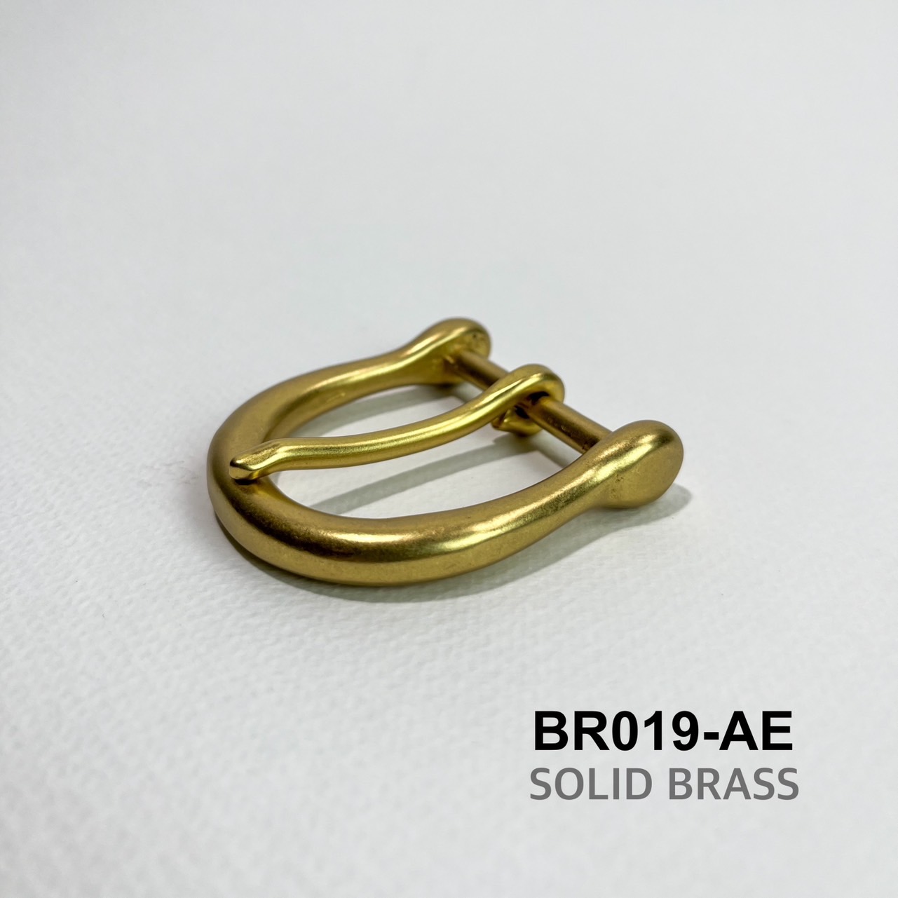 BR019-AE หัวเข็มขัดทองเหลืองแท้ ขนาด 38 มิล ชนิดลวด อะไหล่ทองเหลือง ** ราคาต่อชิิ้น**