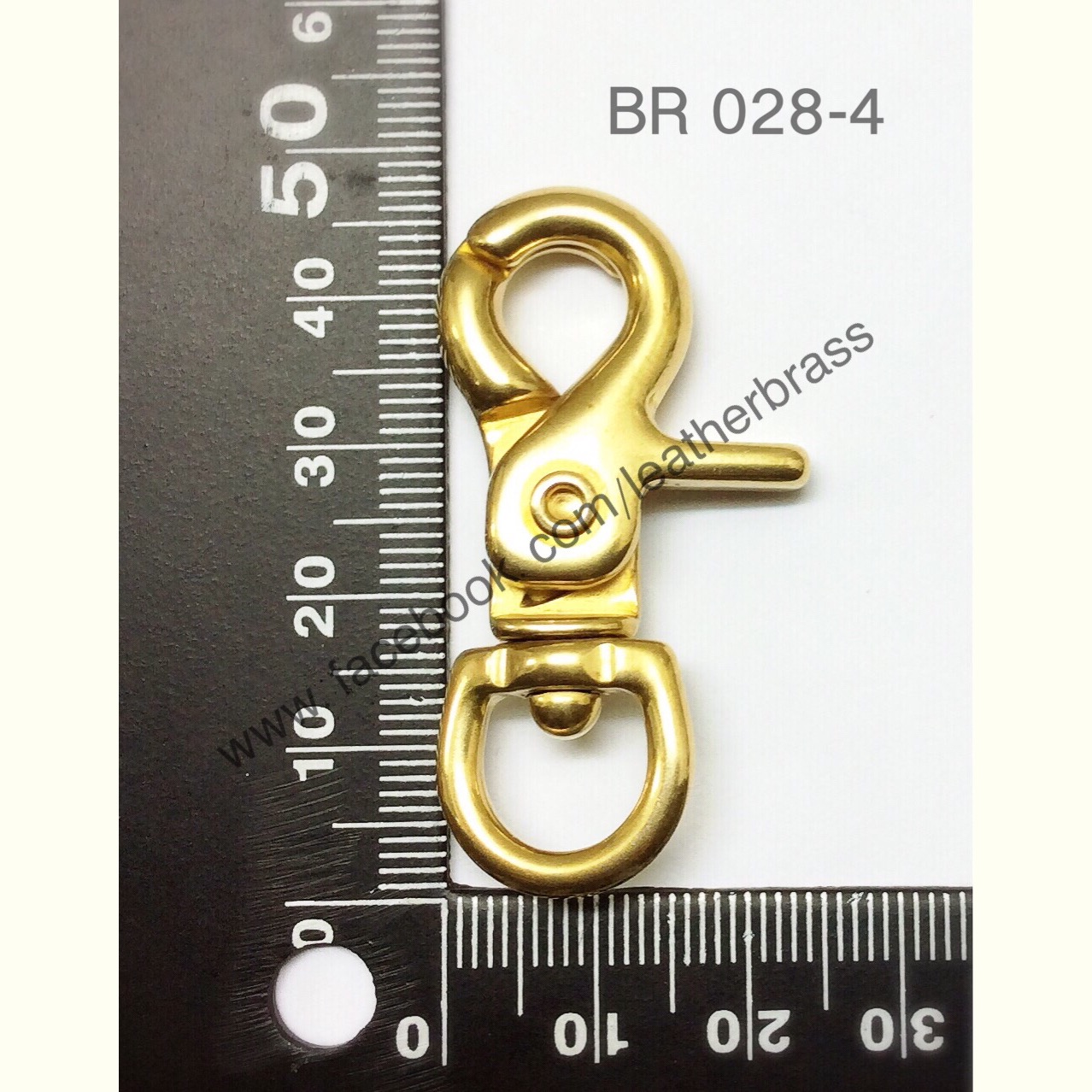 BR028 ตะขอจิ๋ว ตะขอเกี่ยวโซ่ทองเหลือง อะไหล่ทองเหลืองแท้ อุปกรณ์งานหนัง leatherbrass **ราคาต่อชิ้น**