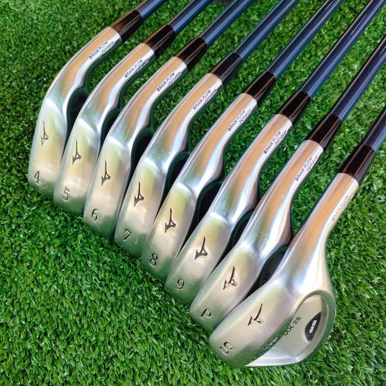 ชุดเหล็ก MIZUNO MX-25 HEMI COG มีเหล็ก 4-9 เเละ PW SW ก้าน MX-25 ORIGINAL FLEX R สภาพสวยนางฟ้าเดิมๆทั้งชุด ตีทั้งง่ายและนุ่ม ไม้กอล์ฟพรีเมี่ยมมือสอง ของแท้ By NakaraLuxurious