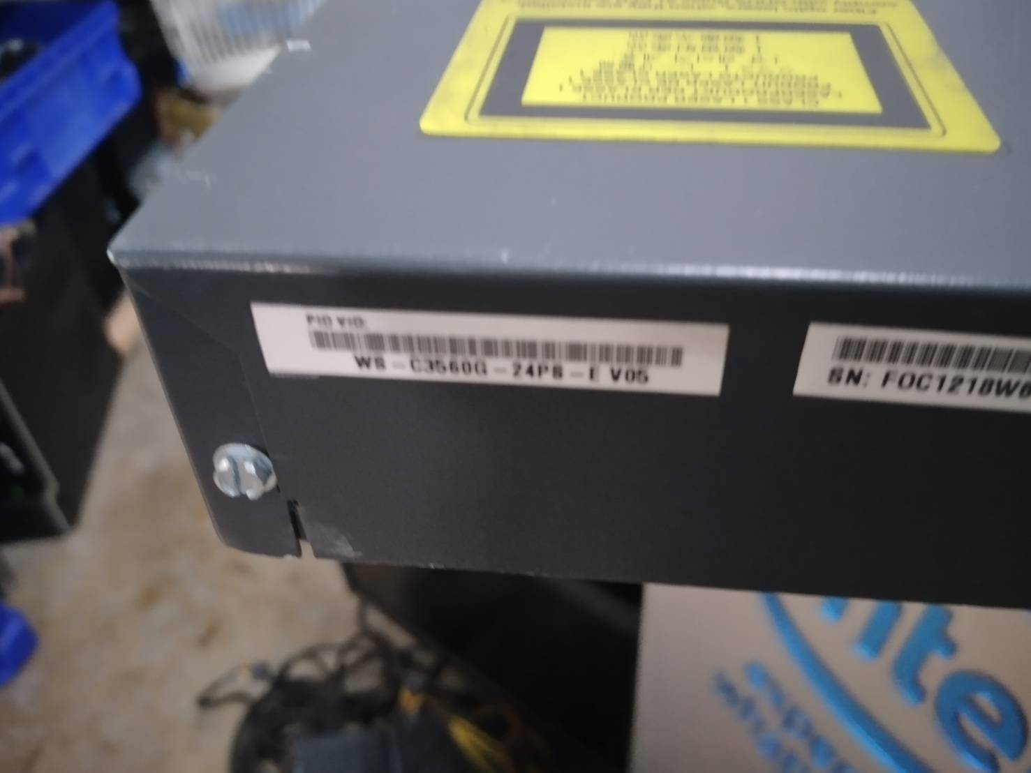 Cisco-ws-c3560g-24ps-s - Cat 3560 24 10/100/1000 T Poe +4 SFP