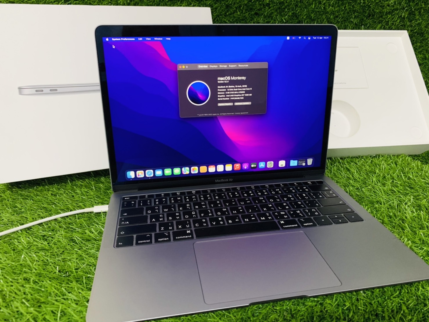 โน๊ตบุ๊ค MacBook Air 13 inch 2019 (A1932) - Technical Specifications