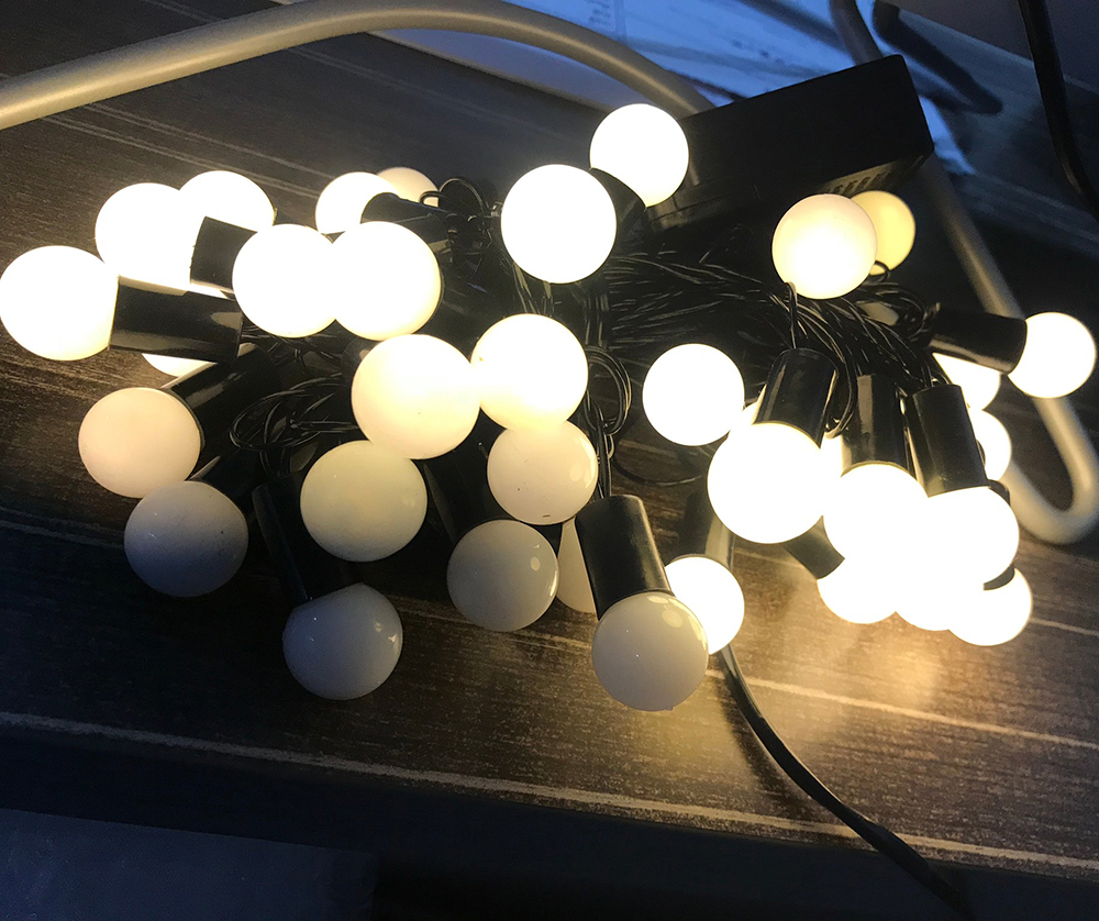 ไฟเชอรี่ ไฟประดับเชอร์รี่ LED ไฟปีใหม่ ไฟตกแต่งห้อง หลอดLED 40 ดวง ยาว 5 เมตร ไฟตกแต่งตามเทศกาล HOTถูกที่สุด‼️