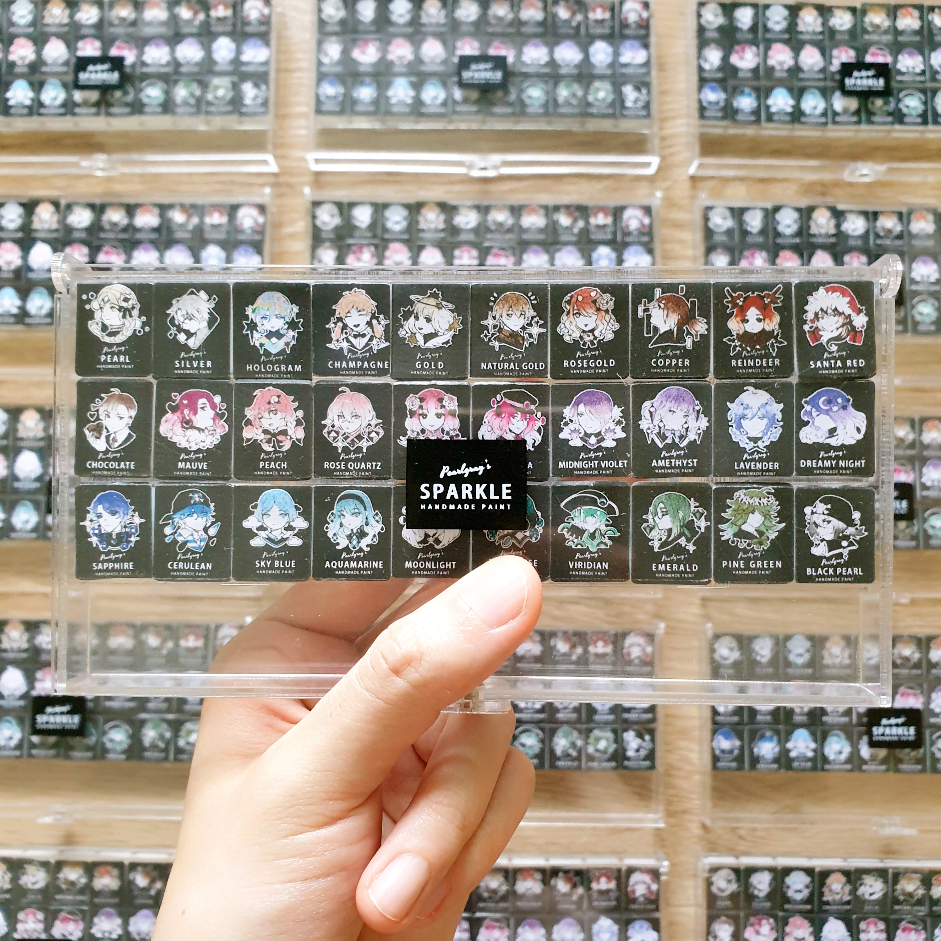 [ HANDMADE WATERCOLOR ] 30 COLORS BOX SET 2 ML