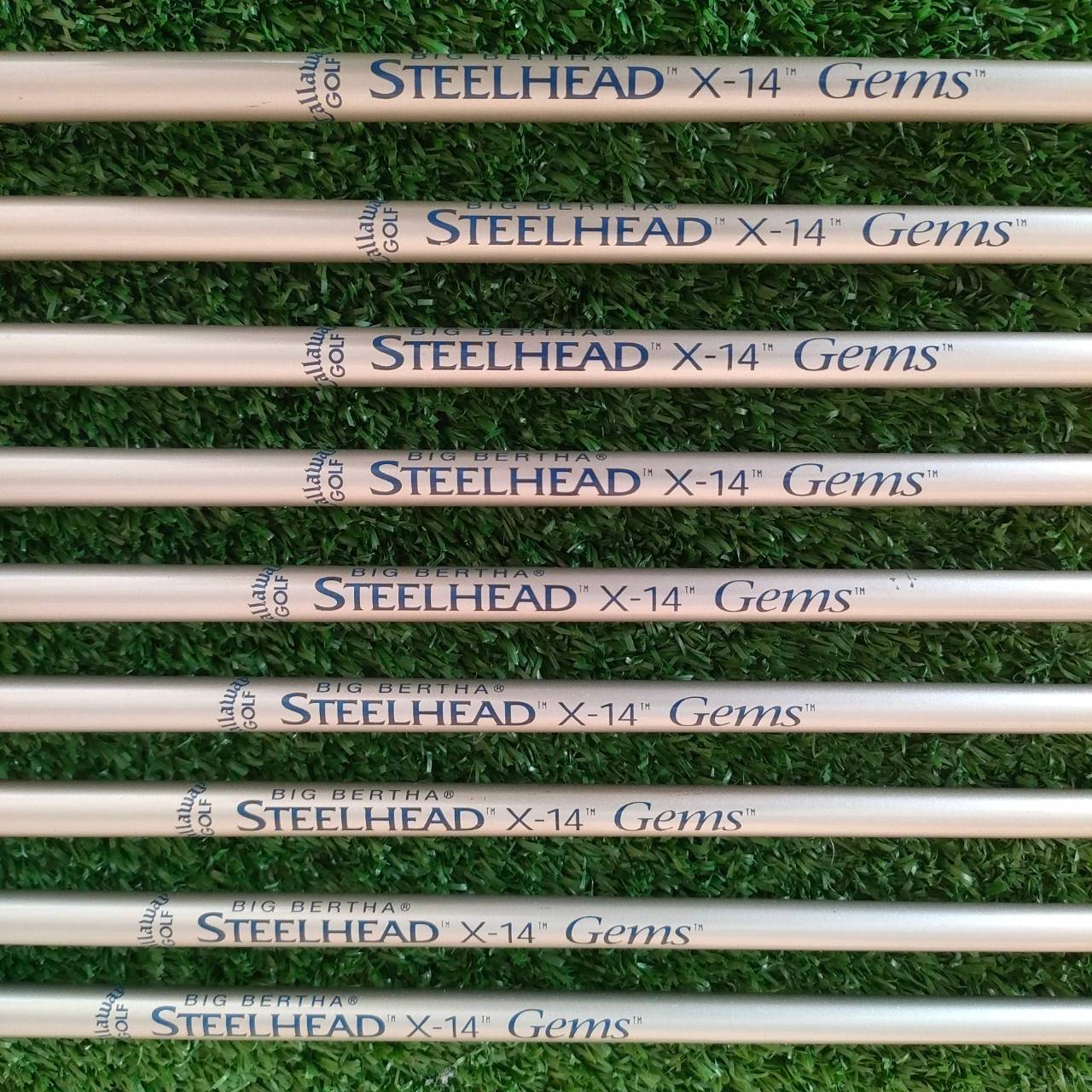 🏌️ **ชุดเหล็กสำหรับผู้หญิง** CALLAWAY STEELHEAD X-14 GEMS มีเหล็ก 3-9 เเละ PW SW FLEX LADY ก้าน BIG BERTHA STEELHEAD X-14 GEMS ไม้กอล์ฟมือสอง ของแท้ BY NakaraLuxurious