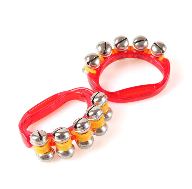 ชุดกระพรวนมือจับ 2 ชิ้น ของเล่นเสริมพัฒนาการ ,ของเล่นเสริมทักษะ,ของเล่นเด็ก, สื่อการสอนอนุบาล,เครื่องดนตรี และสื่อประกอบจังหวะ ของเล่นอนุบาลพร้อมส่ง