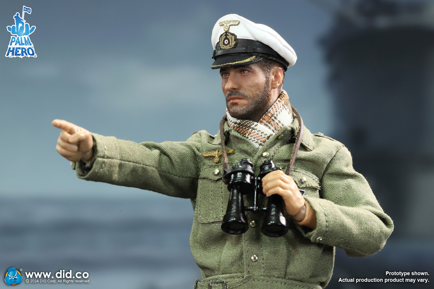 [สั่งจอง]DID XD80026 1/12 : Palm Hero Series WWII German U-Boat Commander - Lehmann