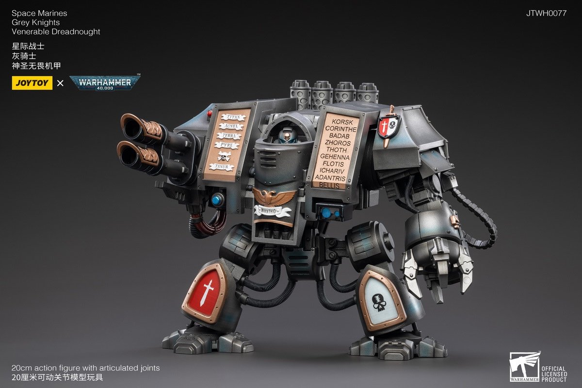 [พร้อมส่ง ]JOYTOY x Warhammer 40k JT2986 1/18 : Grey Knights - Venerable Dreadnought