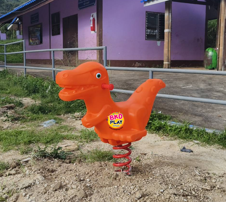 ไดโนเสาร์สปริงโยกเยก,โยกเยกสปริง เครื่องเล่นสนามกลางแจ้ง พร้อมส่ง