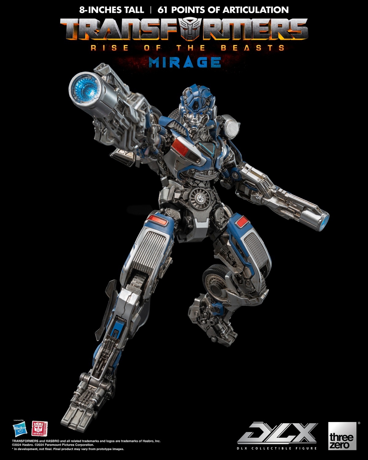 [สั่งจอง]Threezero 3Z05640W0 8" : Transformers Rise of the Beasts DLX - Mirage