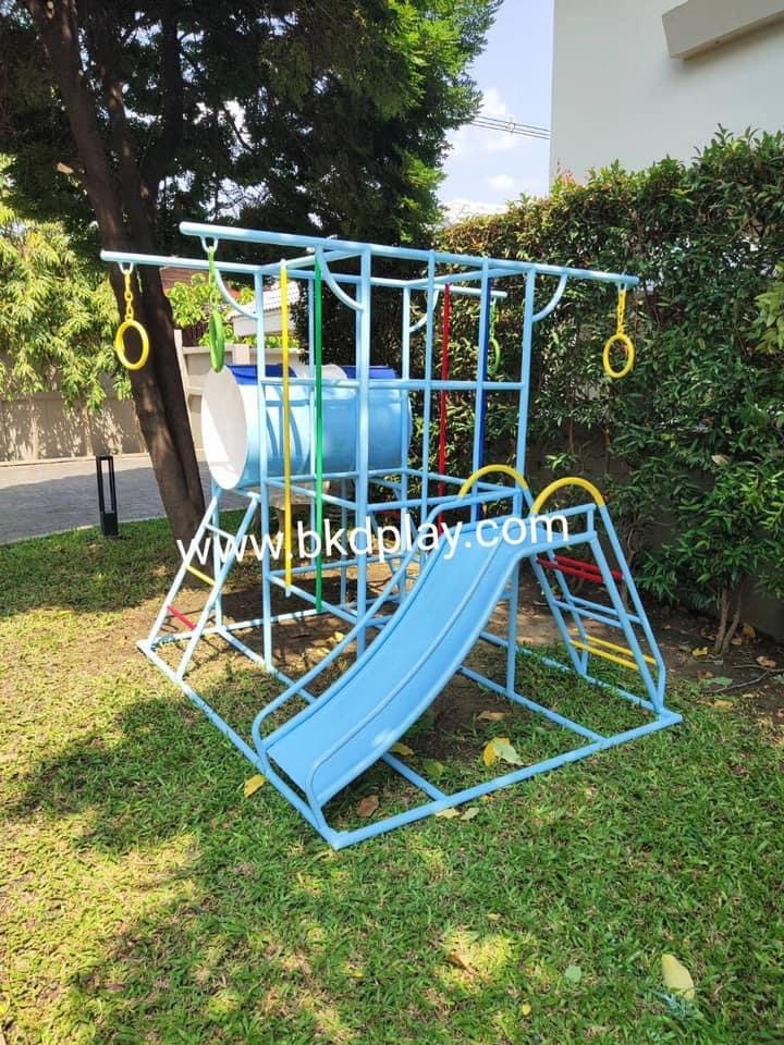 ชุดรวมA เครื่องเล่นสนามกลางแจ้ง เครื่องเล่นสนามเหล็ก ประกอบด้วยสไลเดอร์ชิงช้าปีนป่ายบาร์โหน อุโมงค์ลอด OutdoorPlayground,ผลิตเครื่องเล่นสนาม,สนามเด็กเล่น,เครื่องเล่นงบสพฐ.ประชารัฐ ราคาโรงงาน