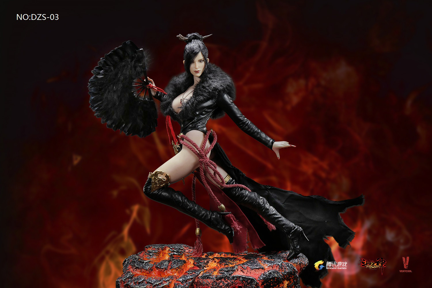 [พร้อมส่ง ] VERYCOOL DZS-003 1/6 : Dou Zhan Shen - Series of Tencent Game - RAKSA VERYCOOL 1/6 VCF-2028 (ฐานลาวา)
