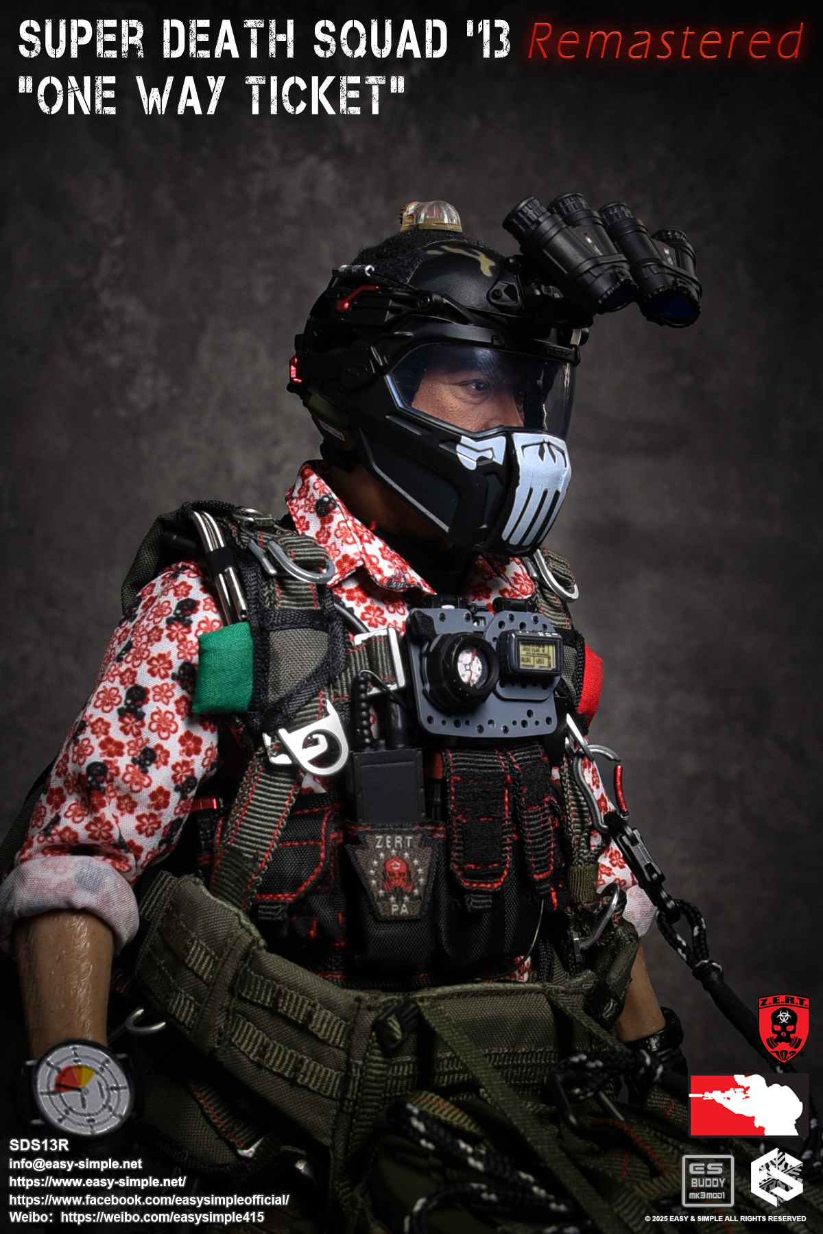 [สั่งจอง]Z.E.R.T ES SDS13R 1/6 : SUPER DEATH SQUAD'13 Remastered ONE WAY TICKET