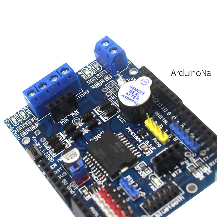 shield ขับมอเตอร์ L298P DC Motor Drive Shield / Expansion Board