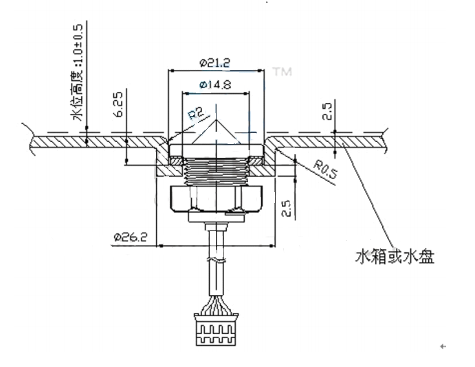 เซ็นเซอร์วัดระดับของเหลว น้ำ Liquid level sensor, liquid level detection sensor, water level monitoring sensor module
