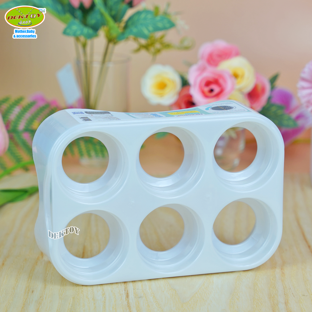 Nanny x Microban แนนนี่ ที่ตากขวดนม6ช่อง ยับยั้งแบคทีเรีย 99.9%