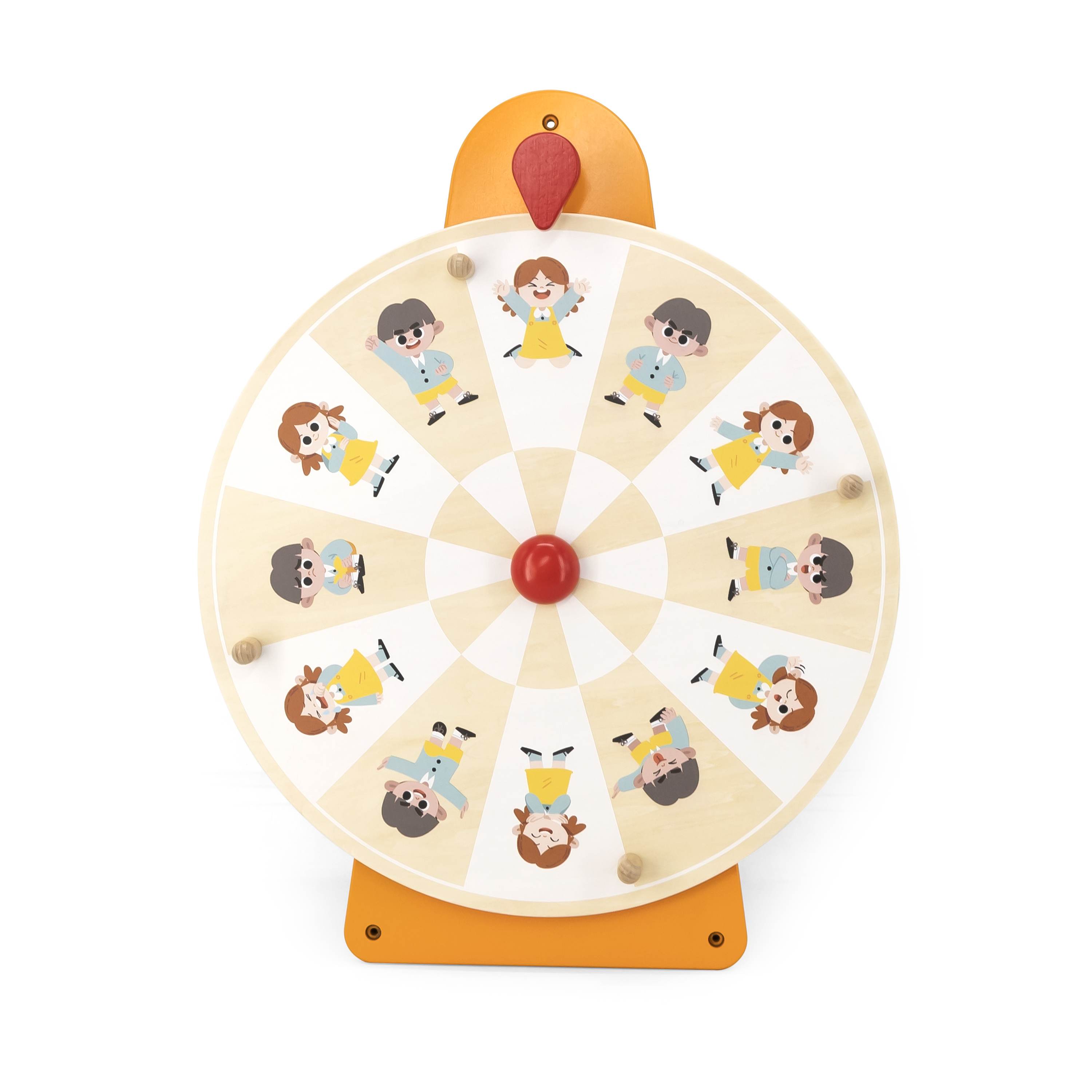 Movement and Facial Expression Turntable, แผ่นแสดงอามรณ์, แผ่นติดผนัง เกมส์ไม้ ของเล่นเสริมพัฒนาการ, ของเล่น,ของเล่นติดผนัง,แถบแม่เหล็ก