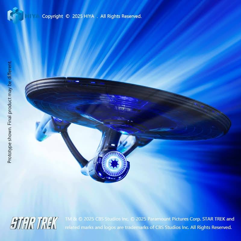 [สั่งจอง] Hiya toys RAS0275 : REPLICAart Series - Star Trek 2009 USS Enterprise NCC-1701 Light Up Starship (15 นิ้ว)