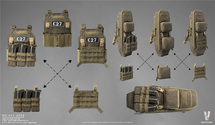 [สั่งจอง] VERYCOOL VCF-2050 1/6 KERR - FLECKTARN WOMEN SOLDIER Action Figure